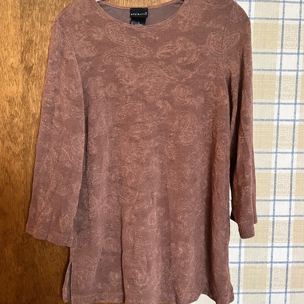 Stretchy acetate tunic